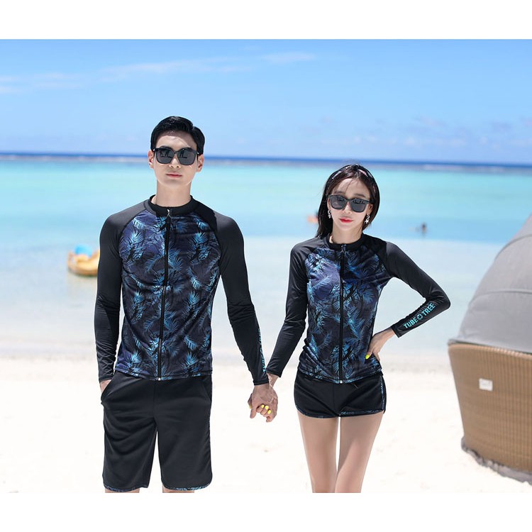 Đồ bơi nam tay dài có dây kéo | BigBuy360 - bigbuy360.vn