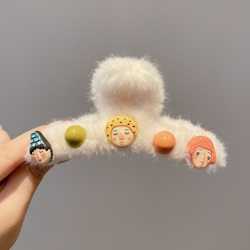 Kẹp Tóc Hình Chú Gấu Nhồi Bông Dễ Thương Thời Trang