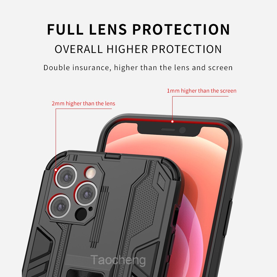 Ốp Điện Thoại Bảo Vệ Camera Ẩn Có Giá Đỡ Cho Xiaomi Redmi Note 9s 9 Pro Note9S