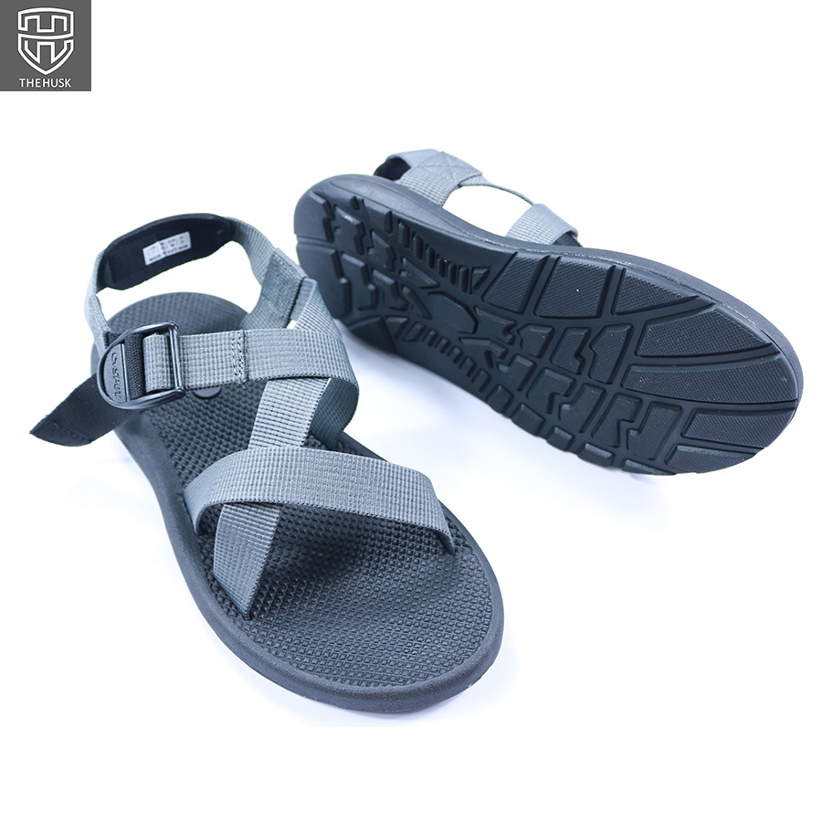 Giày Sandal Nam HuuCuong &amp; TheHusk Quai Chéo Quai Dù Đế Cao Su - TH6