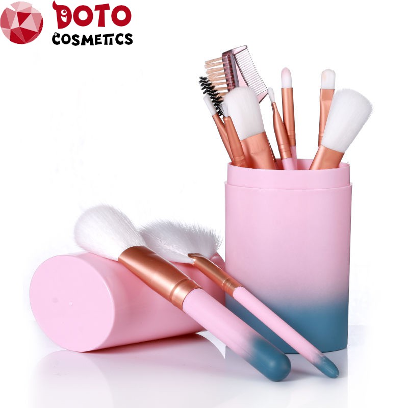 Set 12 Cọ Trang Điểm [SIÊU HOT] Tán Nền Phủ Phấn Đánh Mắt Khói Vẽ Mắt và Cọ Môi | BigBuy360 - bigbuy360.vn