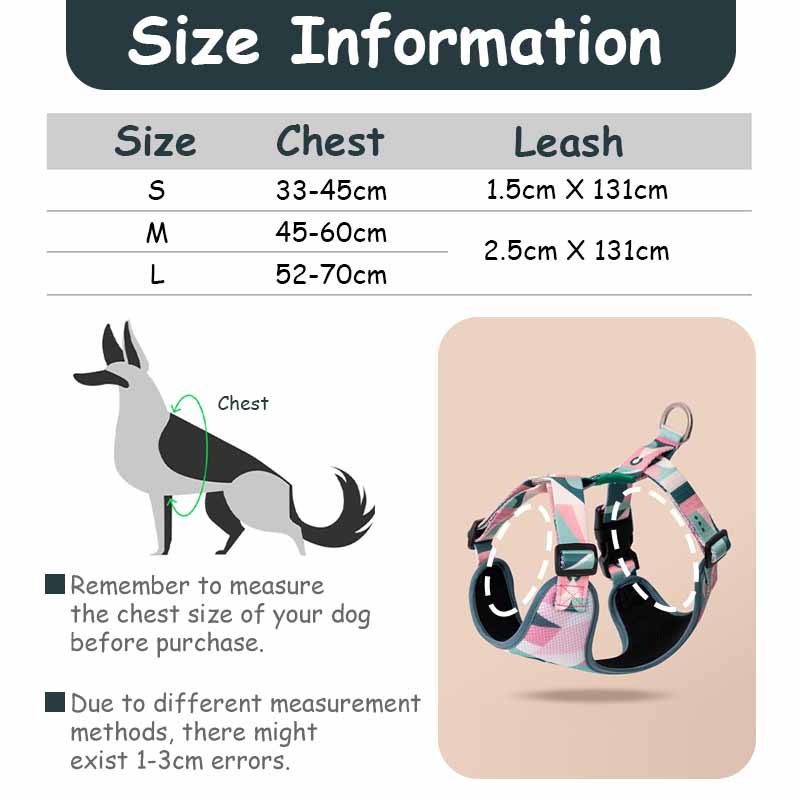 HamshMoc Bộ Yếm Và Dây Dắt Mềm Thoáng Khí Có Thể Điều Chỉnh Cho Thú Cưng