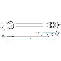 8MM CỜ LÊ VÒNG MIỆNG TỰ ĐỘNG HỆ METRIC KINGTONY 373208M