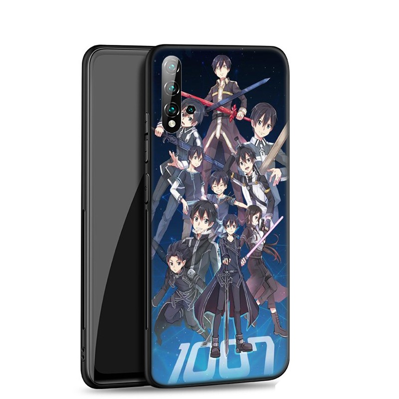 Ốp lưng silicon họa tiết họa hình Sword Art Online cho Huawei Mate 30 20 10 Lite Pro P Smart Z