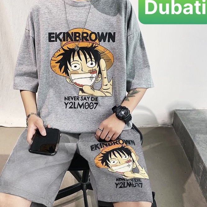 Sét Thể Thao Nam, Đồ Bộ Nam Hoạt Hình Onepice Chất Liệu Mềm Mịn Mát Mẻ Năng Động- Dubati Fashion