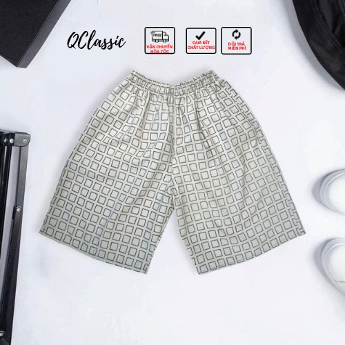 Combo 5 Quần đùi Nam Mùa hè QClassic - Vải xi gió thoáng mát