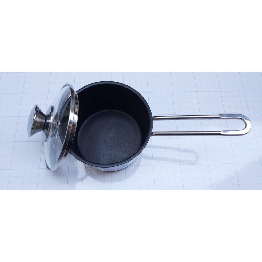 Quánh nấu bột chống dính Inox 3 đáy Fivestar 12cm / 14cm dùng bếp từ và mọi loại bếp