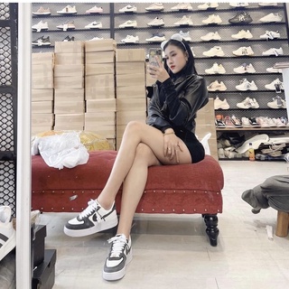 Giày  AF1 Vải Da Lộn đủ phụ kiện
