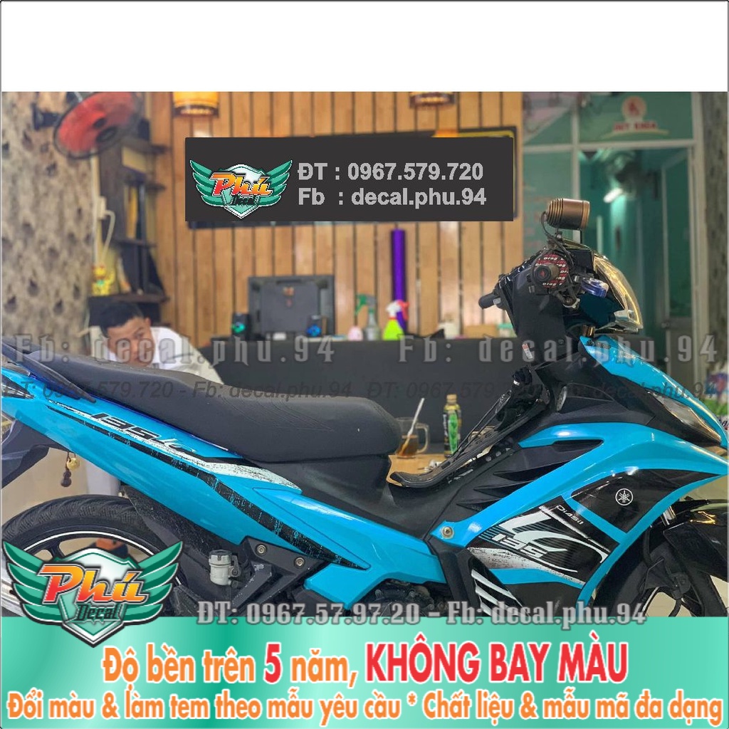 Tem Rời Ex 135 LC xanh ngọc (K) -1