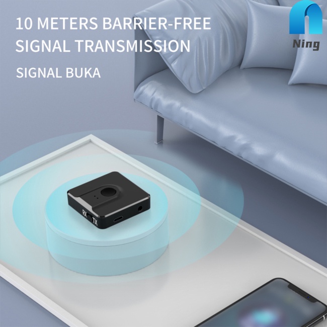 Thiết Bị Truyền Nhận Tín Hiệu Bluetooth 5.0 2 Trong 1 Không Dây Aux Cho Loa / Tv / Máy Tính