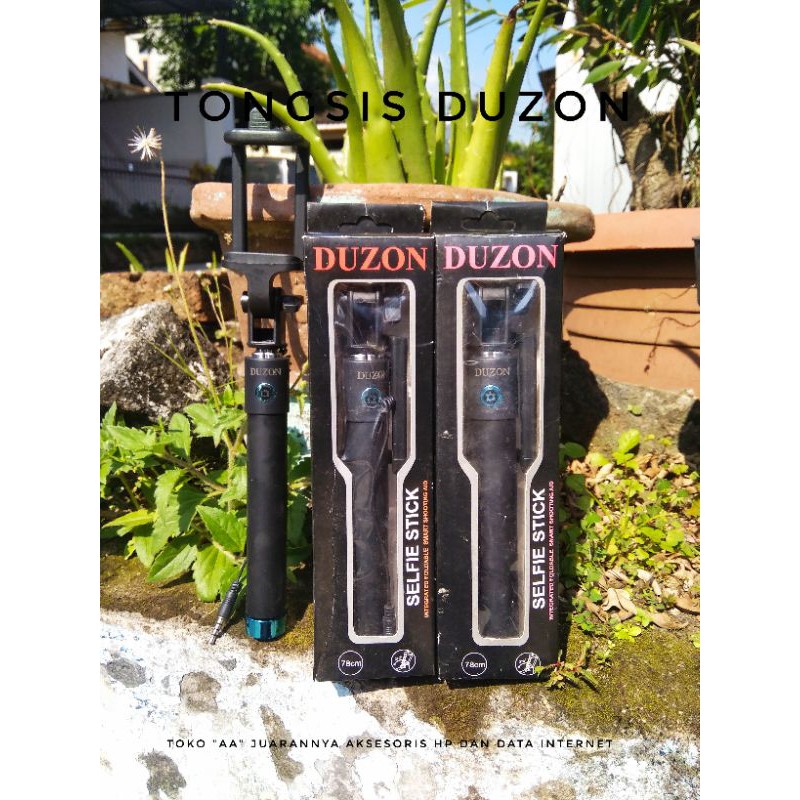 Gậy Chụp Ảnh Selfie Duzon Có Dây Màu Đen | BigBuy360 - bigbuy360.vn