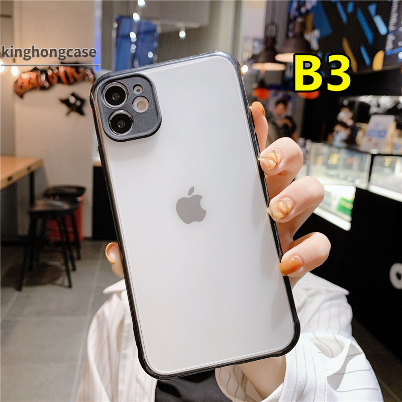 Ốp Điện Thoại Nhựa Cứng Màu Trơn Cho Iphone 12 Mini 12 Pro Max 11 6 7 6s 8 Plus X Se 2020 6plus 7plus 6 Plus 8 Plus Xs