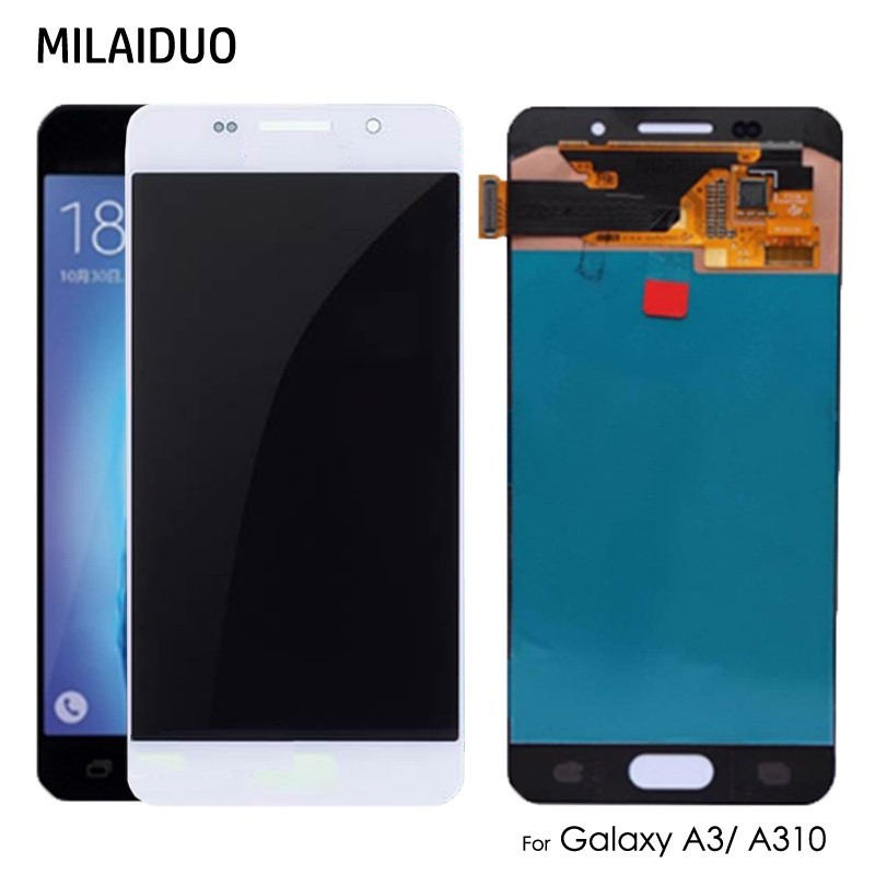 Màn Hình Cảm Ứng Lcd Thay Thế Cho Samsung Galaxy A3 2016 A310 Lcd A310F A310M A310Y