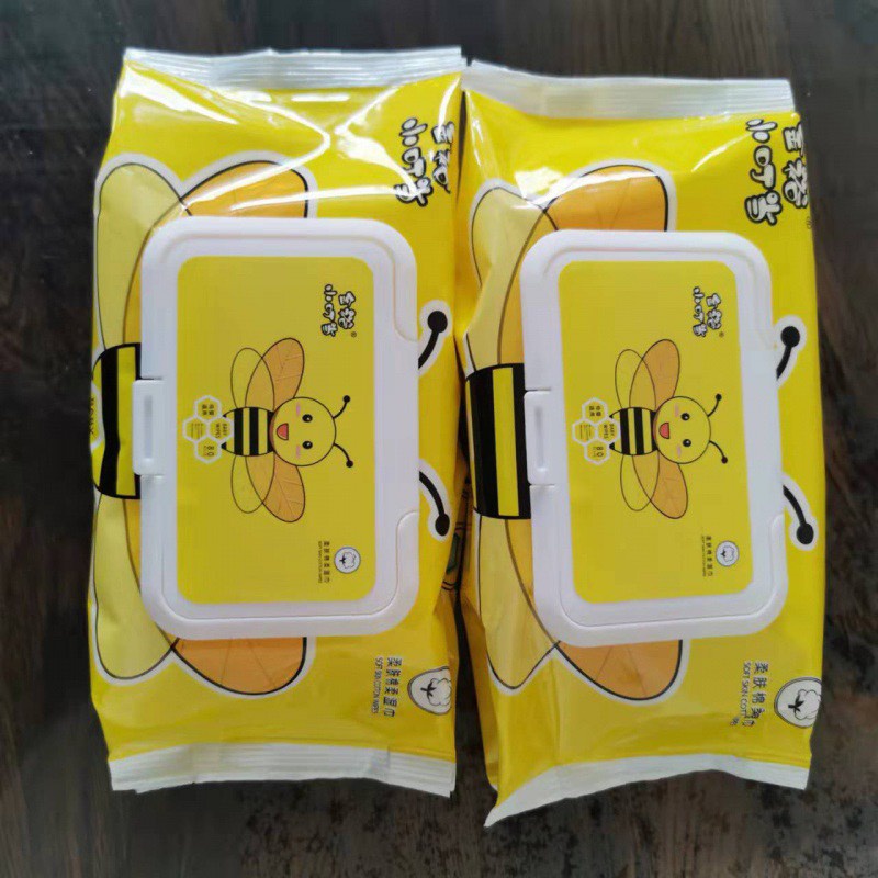 BÁN LẺ 1 GÓI Khăn Ướt Vịt Vàng/Ong Vàng 80 Tờ Siêu Hot DC236