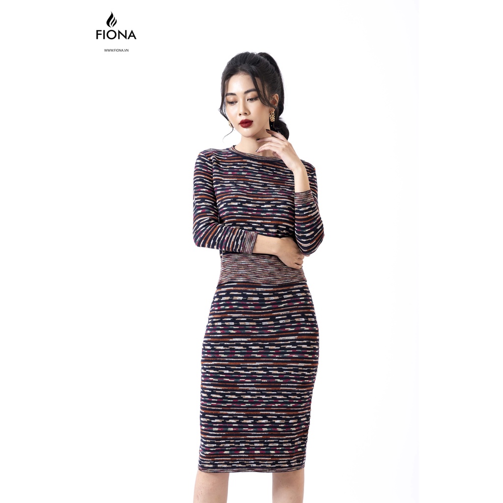 Set Áo Len Nữ FIONA, Phối Áo Và Chân Váy Len Thu Đông Mã F850742