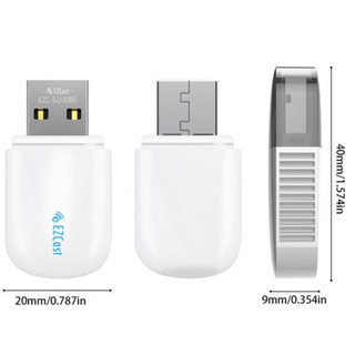 USB thu Bluetooth + WIFI Dual band 2.4G và5G chuẩn AC 600Mbps thương hiệu EZCast