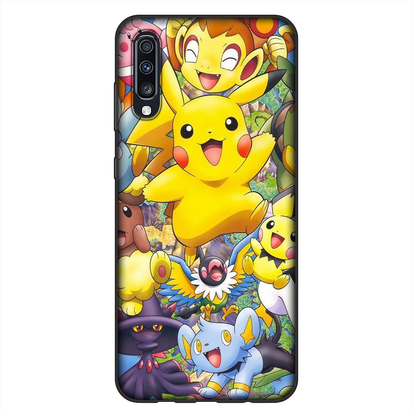 Soft Silicone Samsung Galaxy Note 20 Ultra 10 Plus Lite 9 8 A11 A51 A71 + Phone Case Pokémon Pikachu Casing