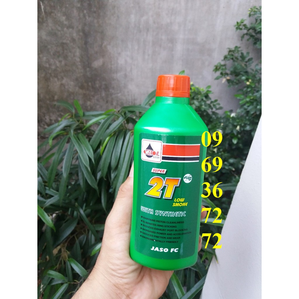 Nhớt thơm cao cấp xe 2 thì VELOIL 2T Thái Lan 500ml