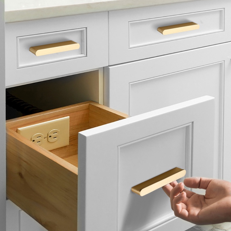 Tay Nắm Ngăn Kéo Tủ Bằng Đồng Thau Tiện Dụng Cho Nhà Bếp