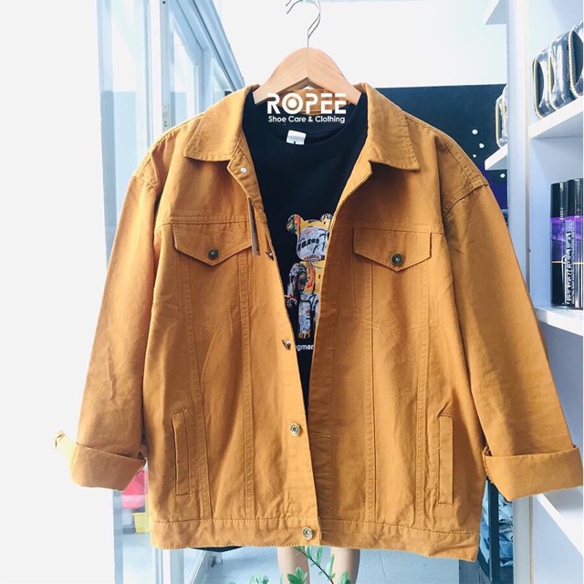 [Rẻ Vô Địch] Áo Khoác Kaki Jean nam cực hót đủ màu ĐEN CÓ XXL | BigBuy360 - bigbuy360.vn