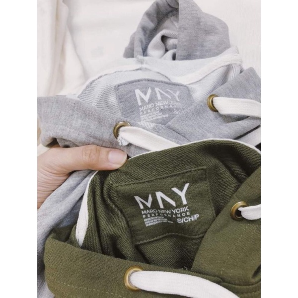 Áo tập hoodie Marc New york mặc ngoài bra
