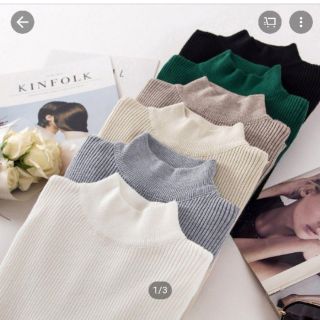 Combo 5 áo len cổ lọ lụa 3 phân 11422