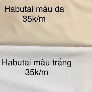 Set vải habutai