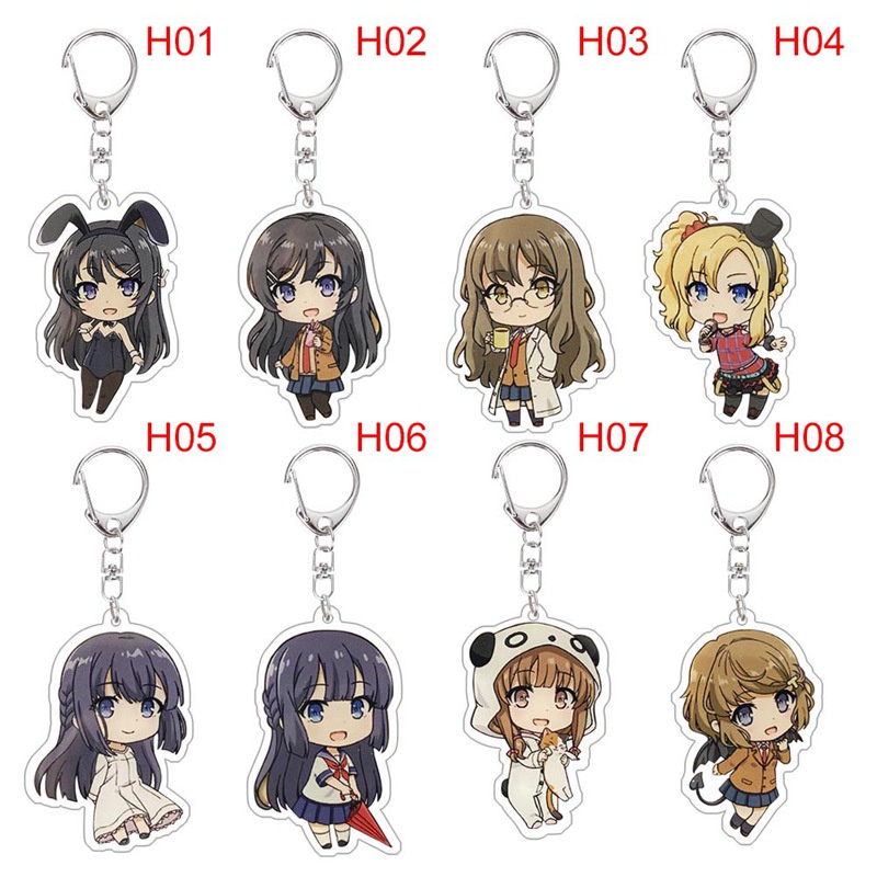 Móc khóa Lanfy Seishun Buta Yarou Wa Bunny Girl xinh xắn