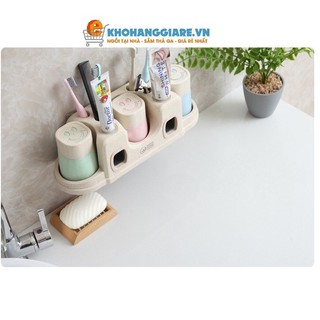 Bộ nhả kem đánh răng làm từ lúa mạch