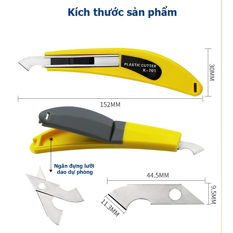 Dao cắt mica chuyên dụng BLADE đi kèm 2 lưỡi cắt