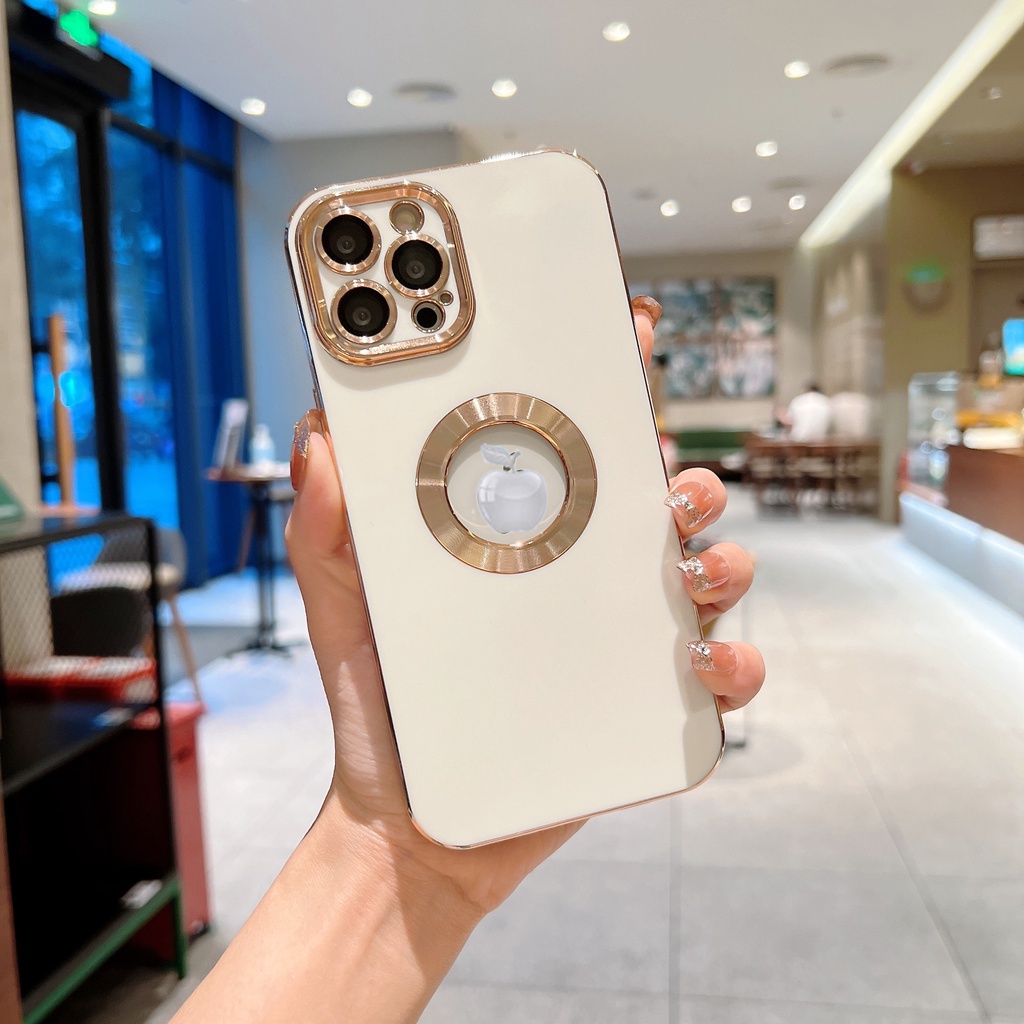 Ốp Lưng IPhone Táo OGK - Vỏ case cho Ip 11/11Pro/11promax/12/12promax/13/13promax cao cấp viền vuông