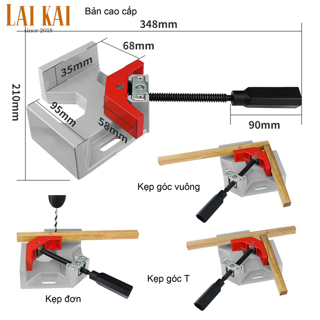 Kẹp góc vuông, vam kẹp vuông góc