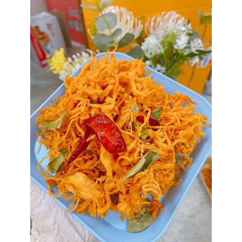 500gr Khô Gà Lá Chanh Loại 1 Cực Ngon, Cay Vừa, Chuẩn Vị