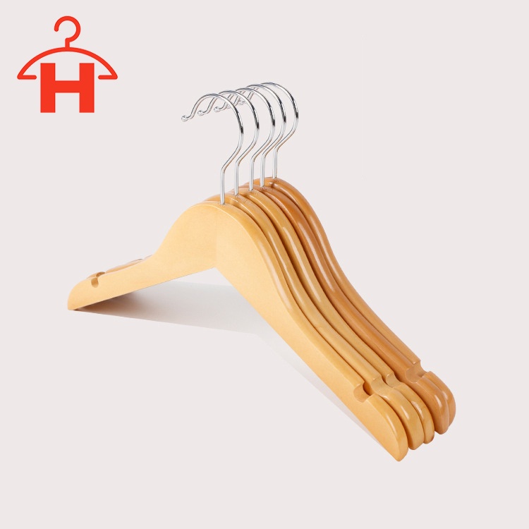 Móc Áo Gỗ Trẻ Em sơn màu vàng - Móc gỗ treo quần áo trẻ em màu vàng giá tốt