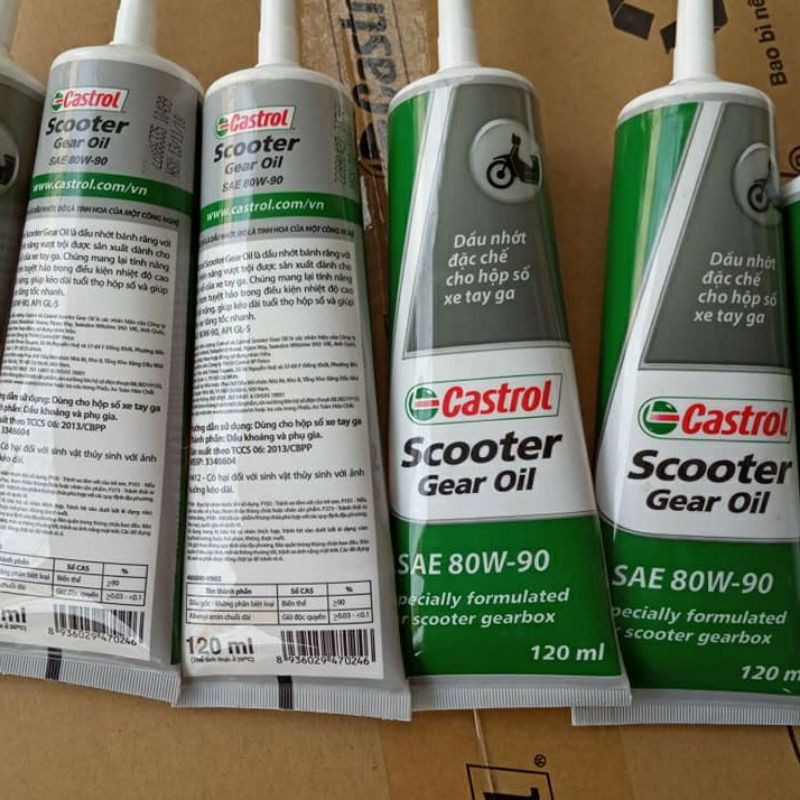 DẦU LÁP XE GA CASTROL CHÍNH HÃNG