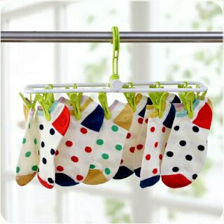 Móc chùm phơi đồ 12 kẹp tiện dụng