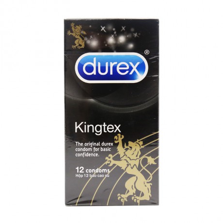 Bao Cao Su Durex Kingtex [CHE TÊN], Bao Cao Su 49mm Chống Xuất Tinh Sớm, Kéo Dài Thời GIan