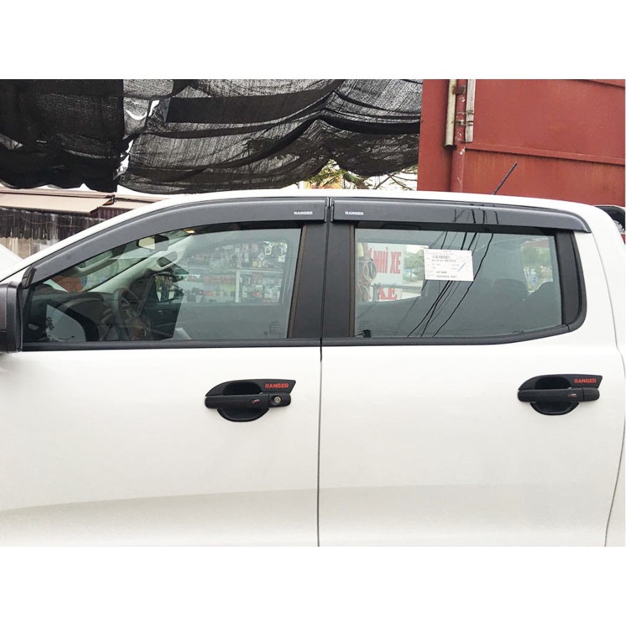 Ốp tay nắm, hõm cửa xe Ford Ranger 2014 -2021 nhựa đen cao cấp
