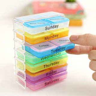 Hộp chia thuốc 7 ngày tiện ích / Hộp đựng thuốc bỏ túi