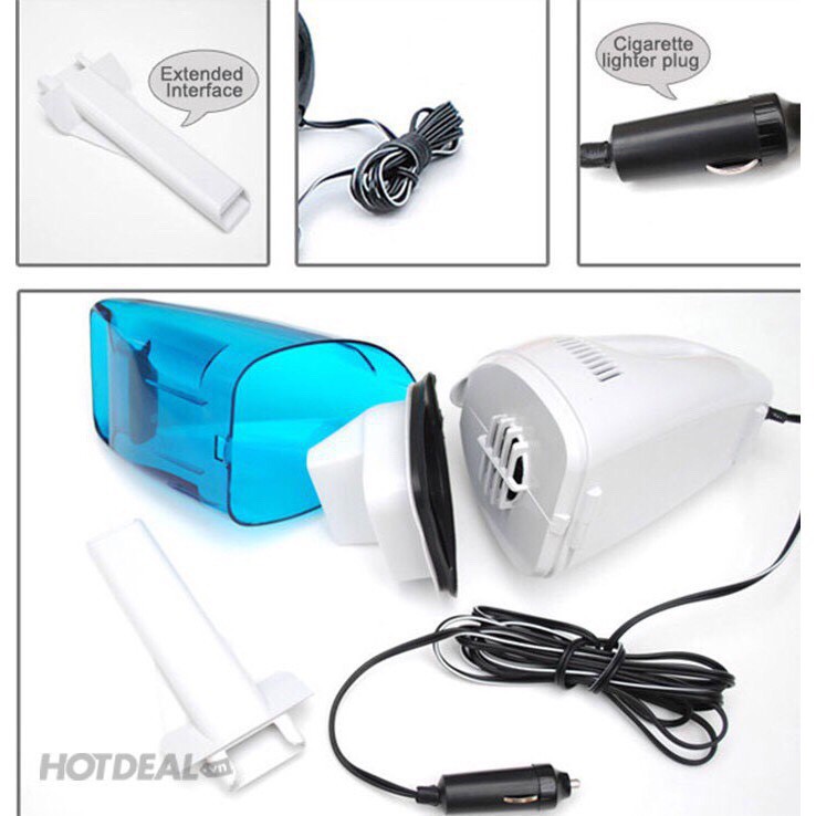 Máy hút bụi oto - Máy hút bụi cầm tay Chuyên hút bụi xe hơi DC 12V | BigBuy360 - bigbuy360.vn