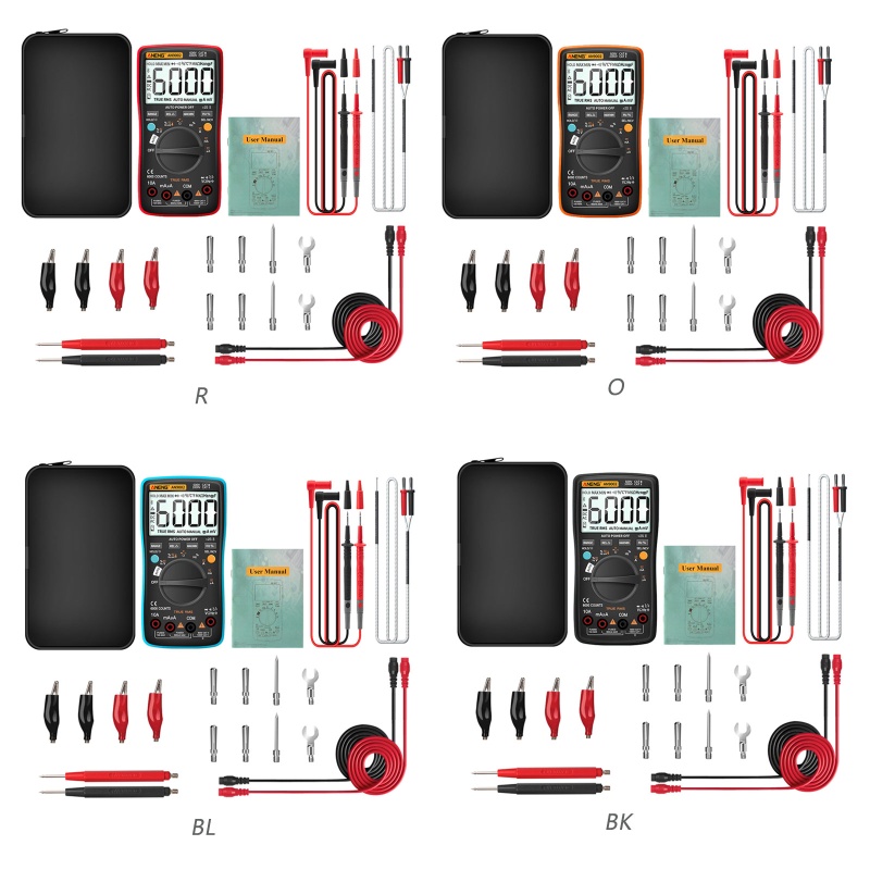 Vạn Năng Kế Kỹ Thuật Số AC Tự Động Xoay 6000 Counts RMS Chuyên Dụng Chất Lượng Cao