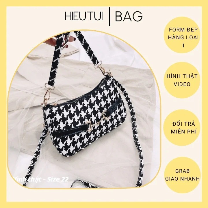 Túi thổ cẩm đeo chéo nữ thời trang đẹp kẹp nách đi chơi cute