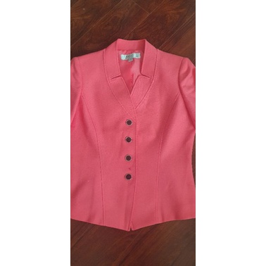 Áo khoác vest cam sữa Tahari