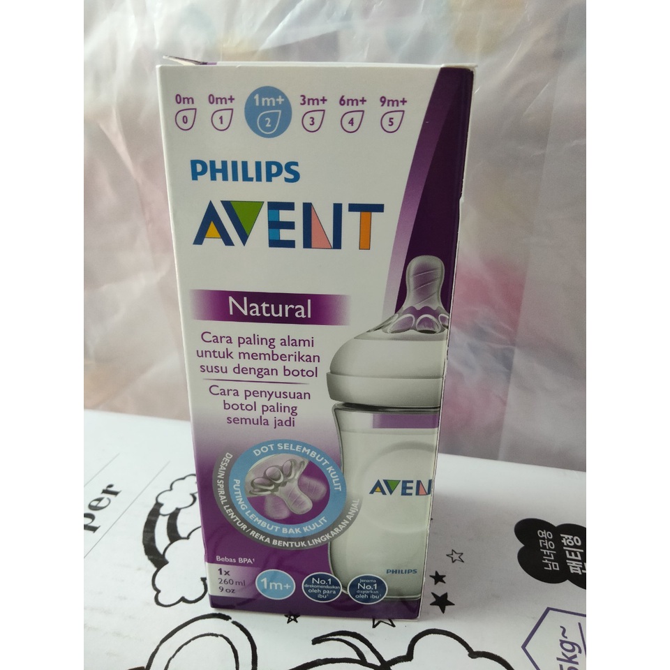 Bình Sữa Avent Natural [FREESHIP] Bình Sữa Tự Nhiên - Núm Ti Nhẵn Mịn Size 125 260 330ml