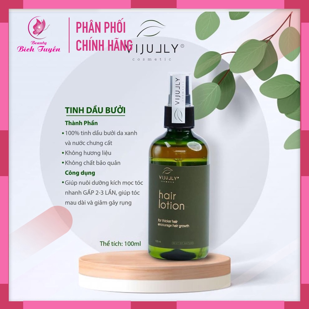 Xịt Bưởi VIJUJLY Ngăn Rụng Tóc Kích Mọc Tóc 100ml