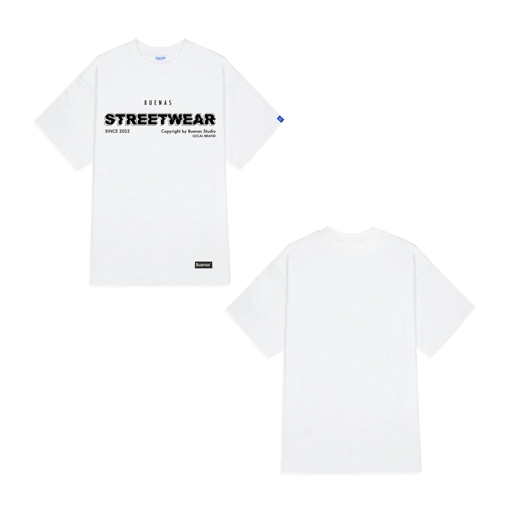 Áo thun local brand tay lỡ form oversize unisex cho nam nữ BUENASS - SWT07