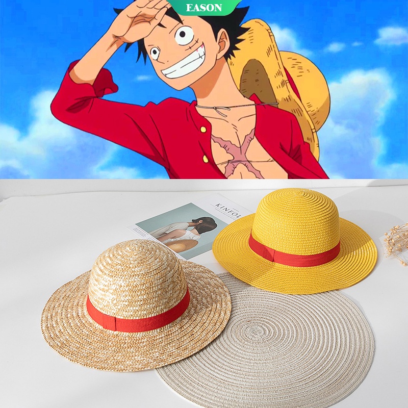 Nón Cói Chống Nắng 54 58cm Họa Tiết Luffy Hoạt Hình Cho Nữ Hóa Trang