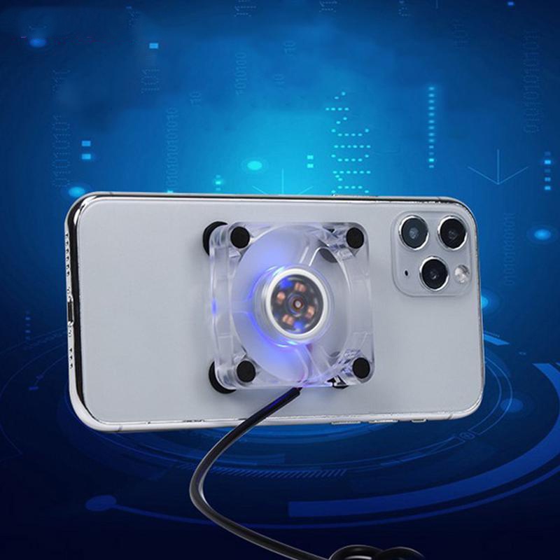 Quạt nhỏ di động Quay lại Clip Trò chơi tản nhiệt Hệ thống làm mát trò chơi trực tiếp