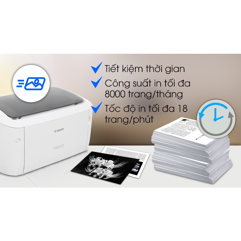 Máy In Laser Đơn Năng Canon LBP 6030W Wifi - Hàng chính hãng