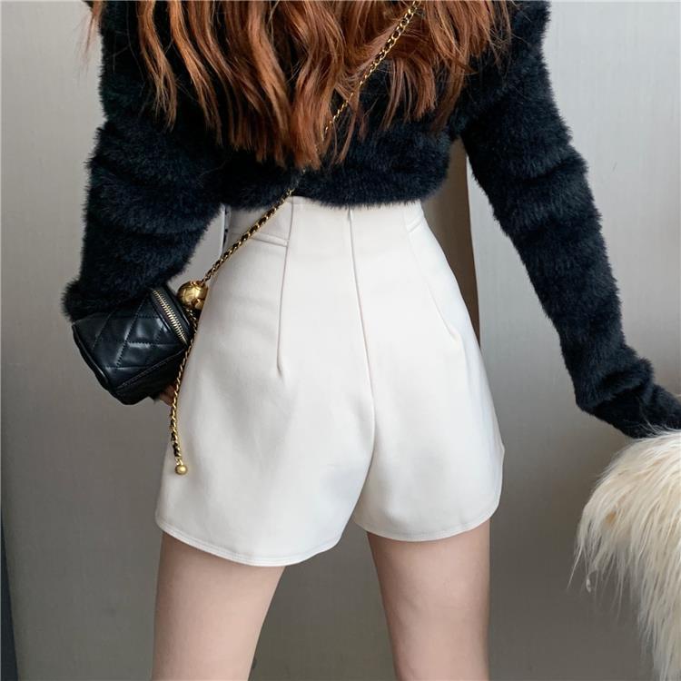 Quần Short Đen Cạp Cao Cỡ Lớn Dành Cho Nữ C8936